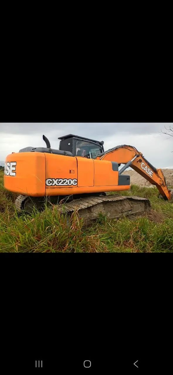 Retroescavadeira case cx220c02 
