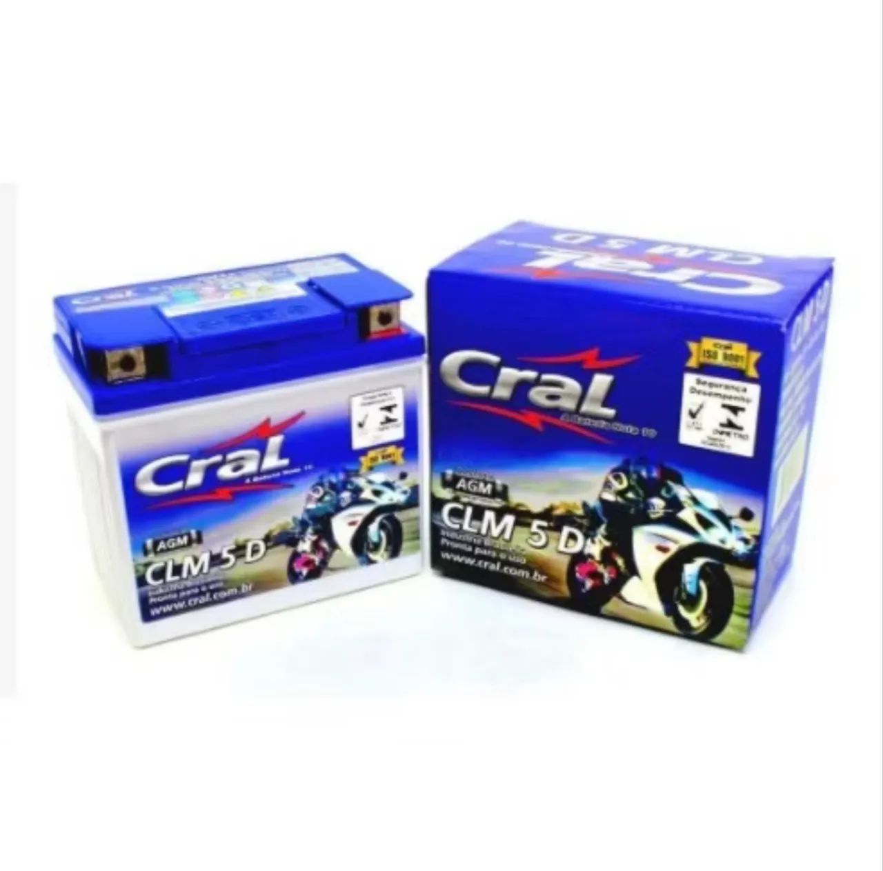 Bateria para moto cral 