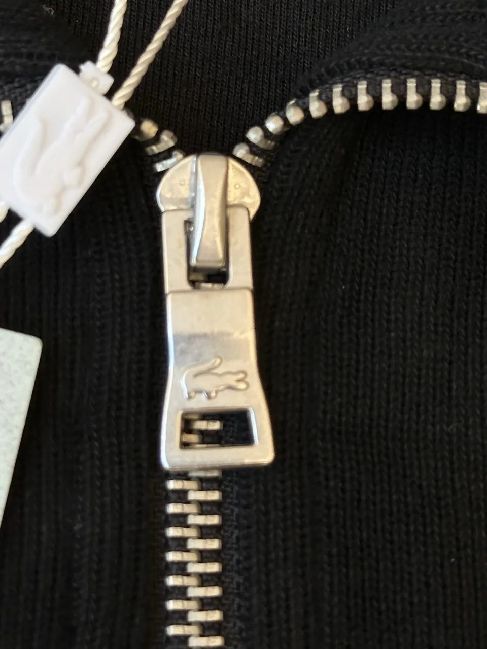 Quarter zip Lacoste - GG Preto - Foto 4