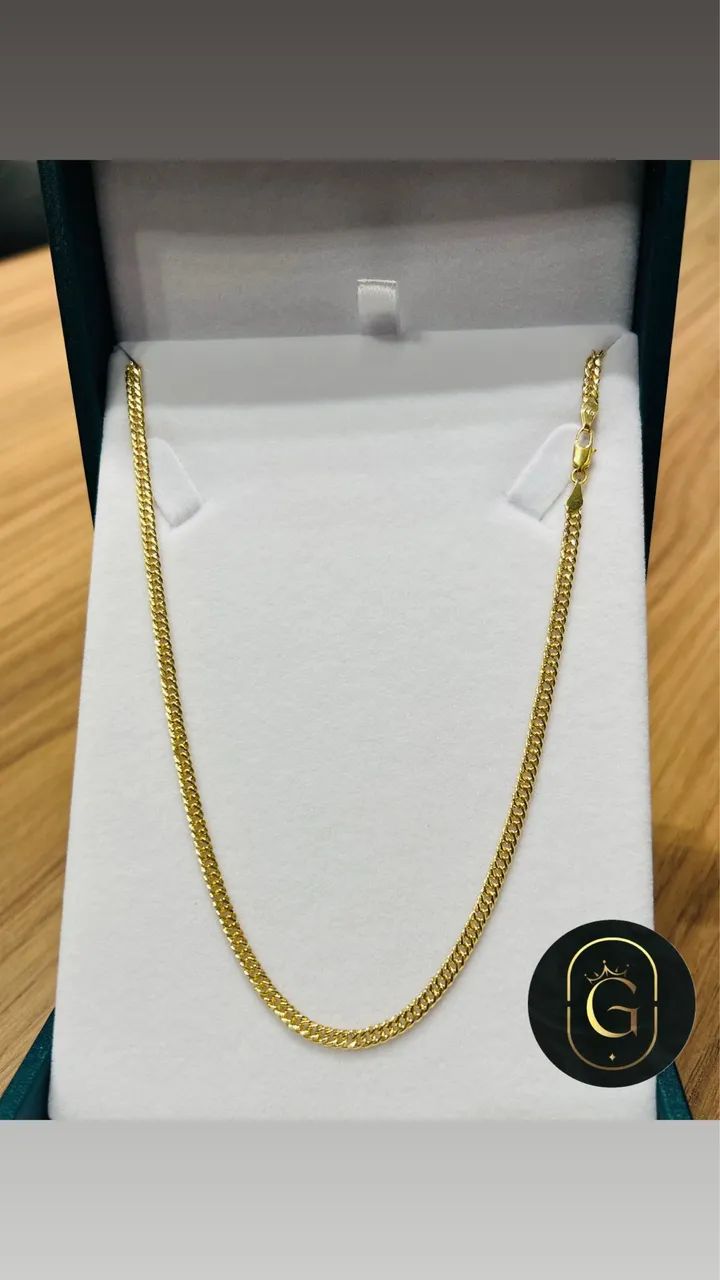 Cordão de ouro grumet duplo oco 6.1g ( LOJA ) - Foto 2
