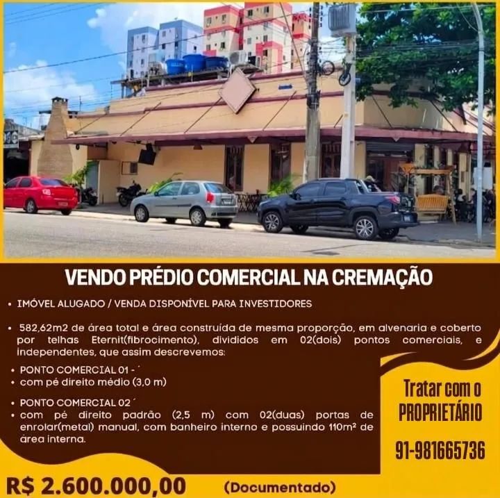 Vendo ponto comercial, bem de esquina 