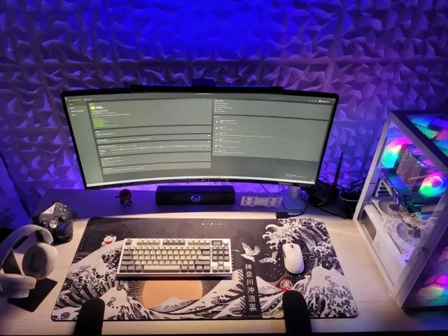 Monitor Gamer LG UltraGear Curvo Ultrawide 34 polegadas, 160hz + Suporte articulado +Light