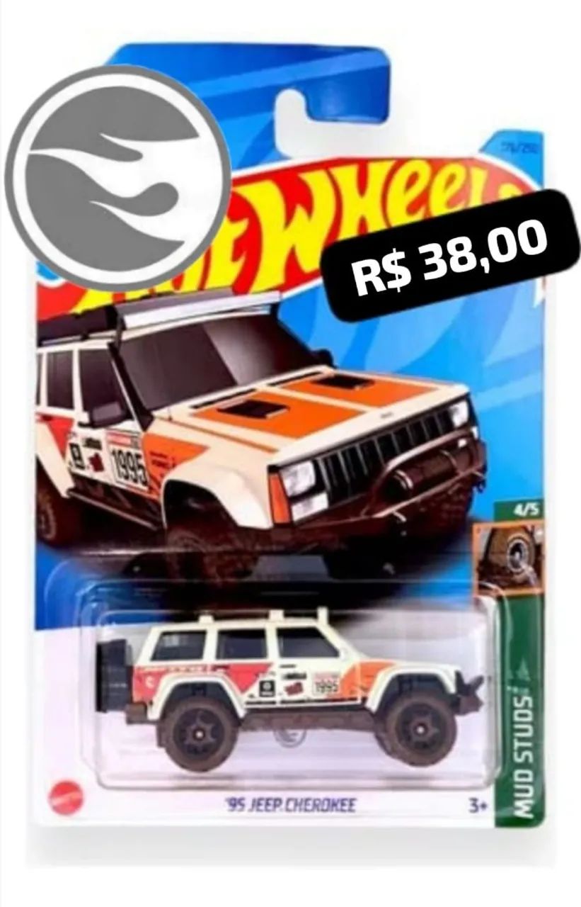 Hot Wheels '95 Jeep Cherokee (THUNT)
