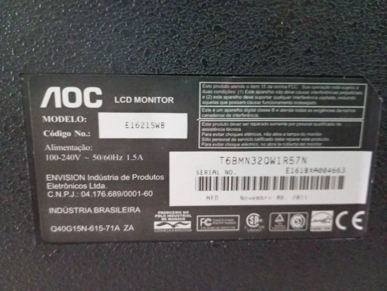Monitor AOC 180 - Foto 2