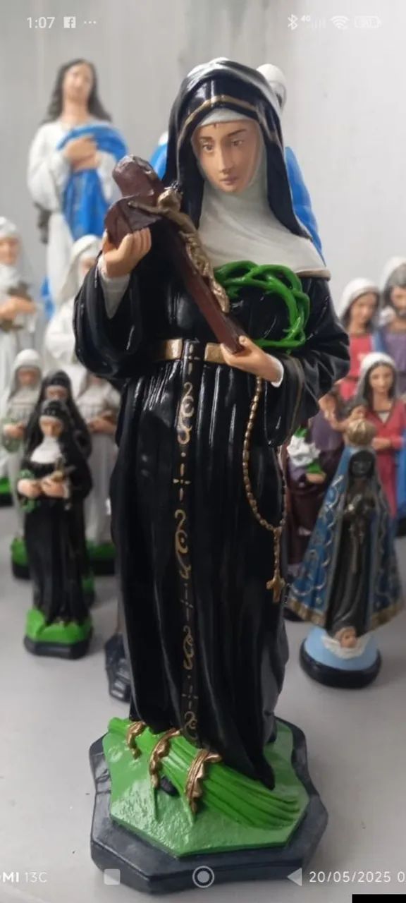 Imagem Santa Rita de Cássia 60 cm - Foto 3