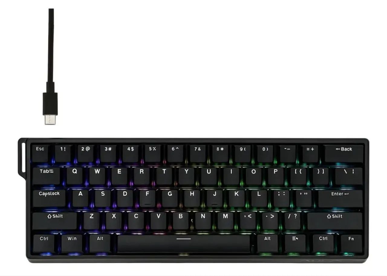 Teclado gamer Aula win60 60% (novo)