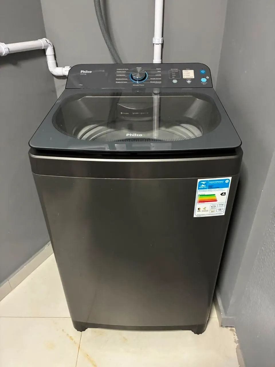 Máquina de lavar Philco 220v PLR14B nova