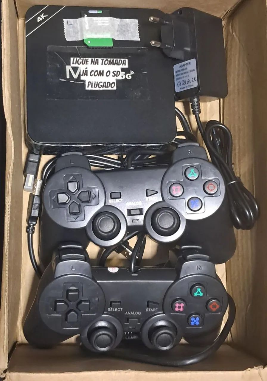 Mini Console 150 mil jogos 2 controles