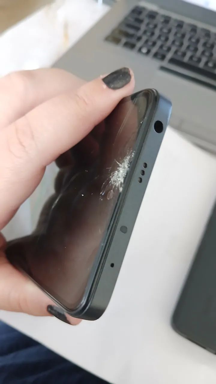 Redmi Note 14 4G 256GB 8GB RAM - Tela Quebrada - Foto 2