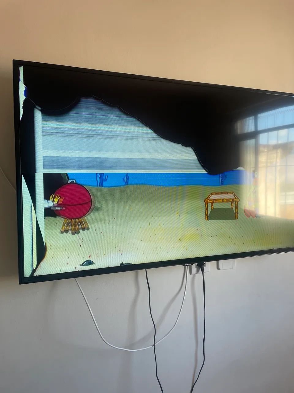 Tv com tela com defeito  - Foto 4