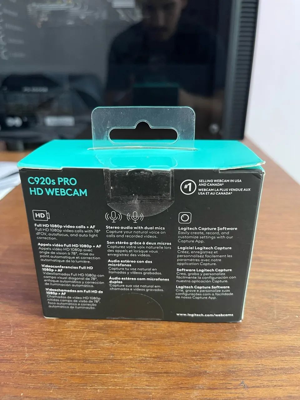Câmera Webcam Logitech C920e Full Hd 1080p Notebook Com Caixa - Foto 2