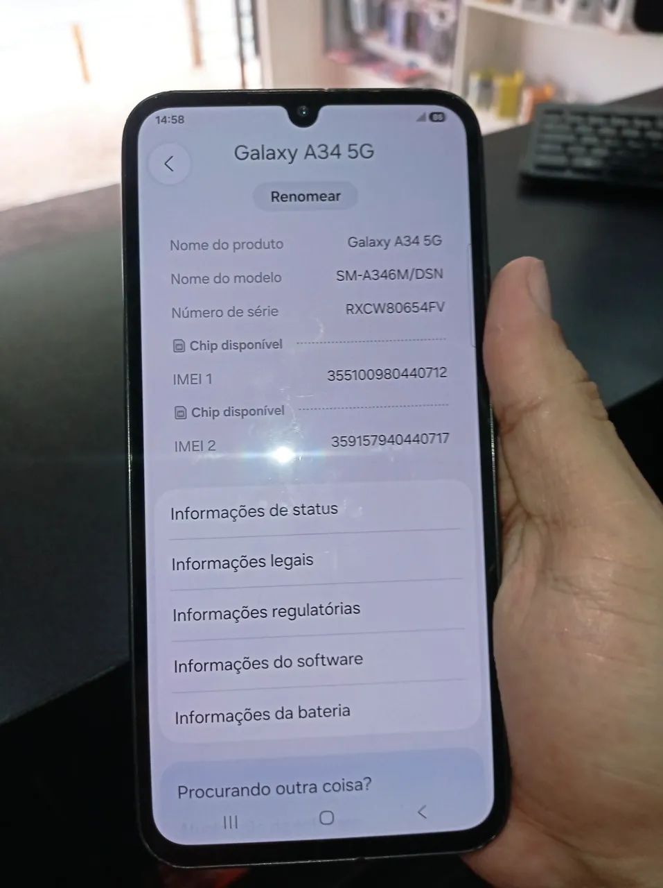 A34 128GB + 6GB RAM - Foto 3