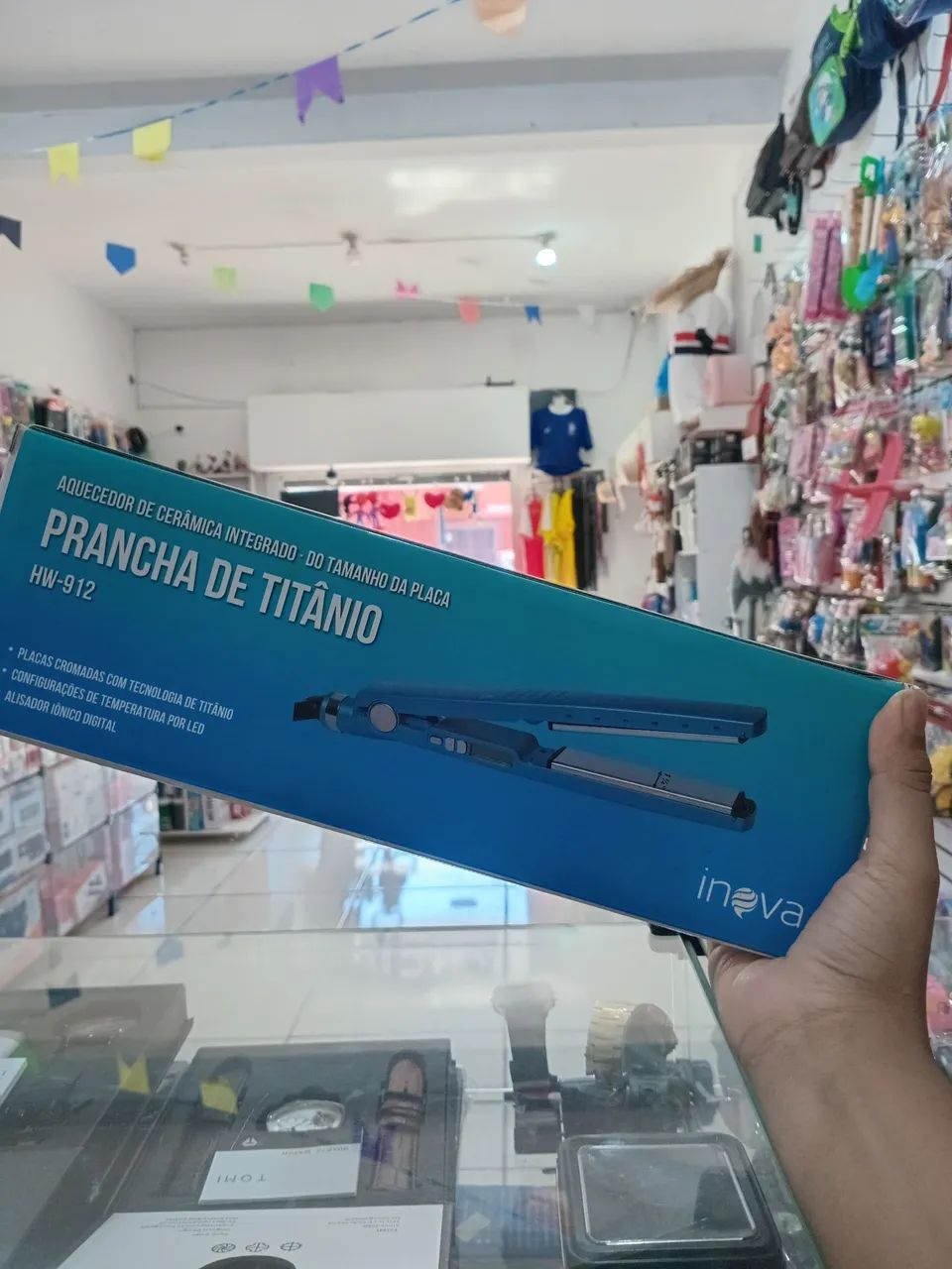 Prancha de titânio 