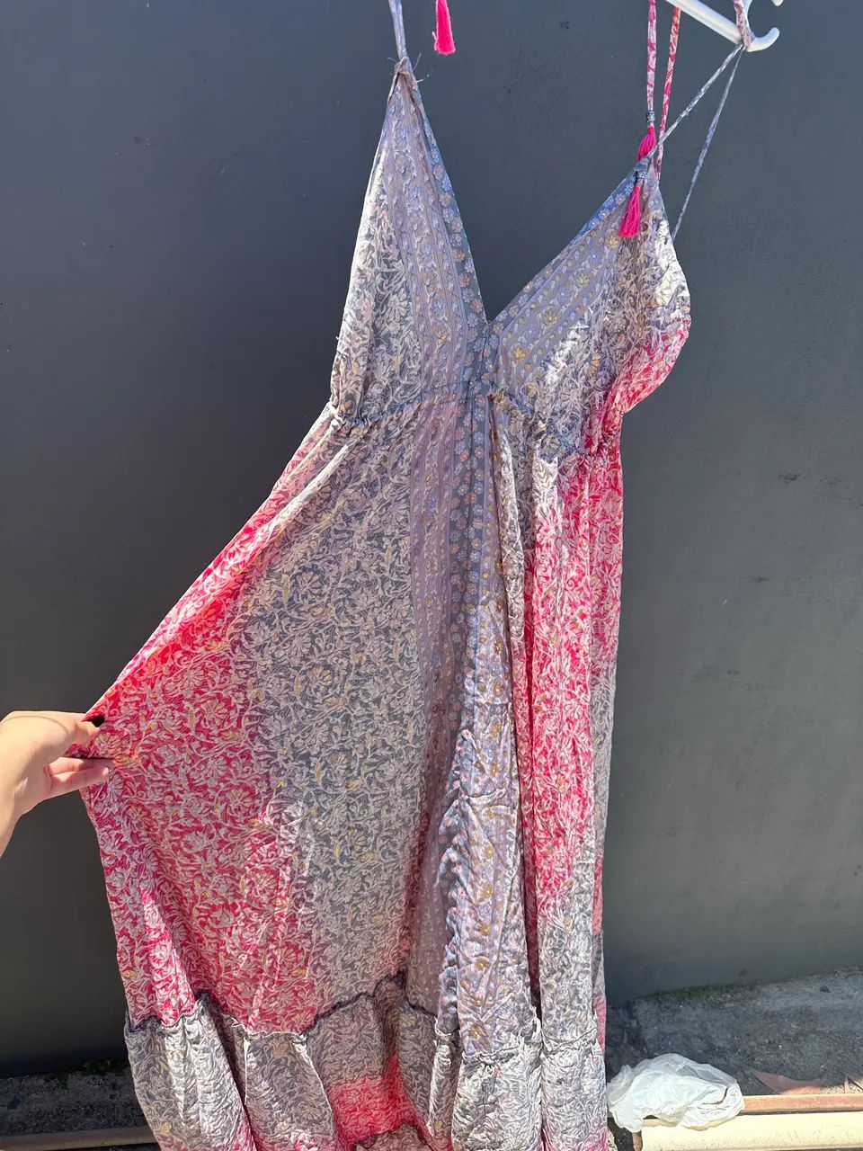 Vestido indiano em seda  - Foto 2