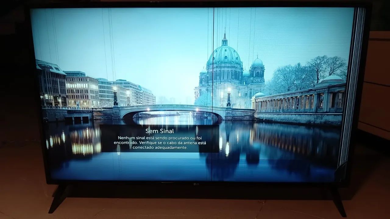 LG 49 polegadas - com defeito na imagem - Foto 4