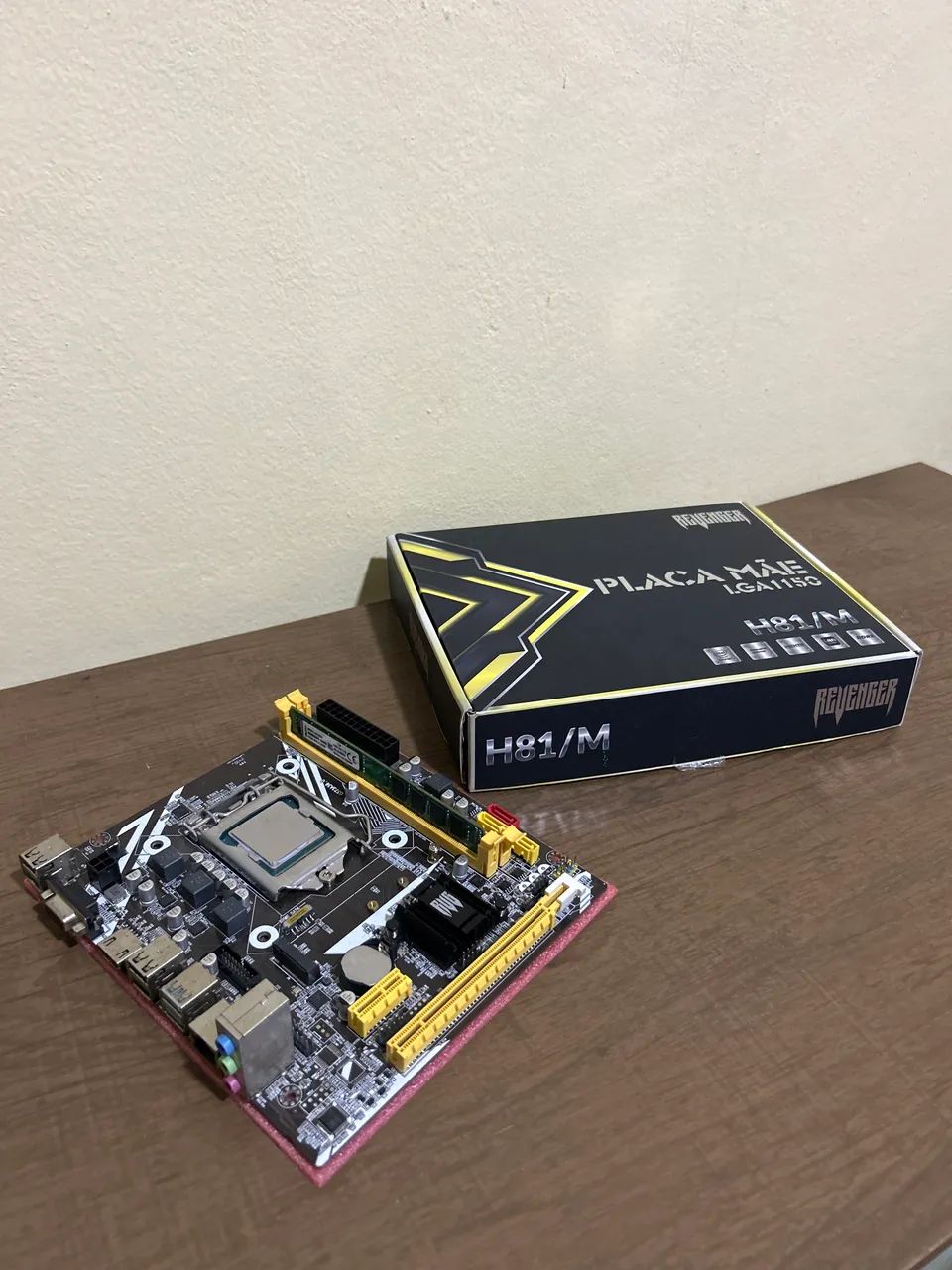 Kit placa mãe h81 + i5 4570 + 8gb de ram + brinde 