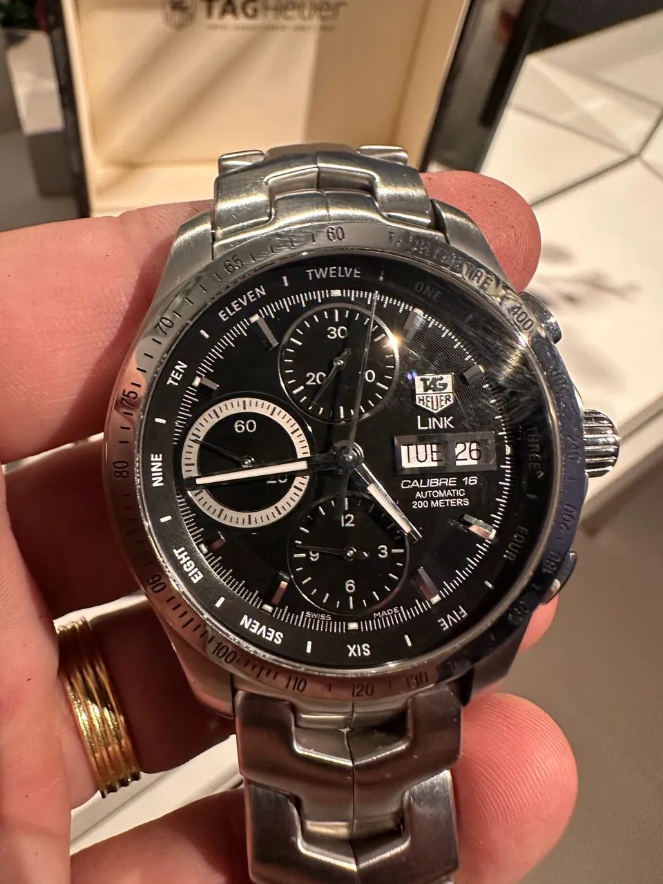Relógio Tag Heuer Link Calibre 16 automático(ORIGINAL) - Foto 4