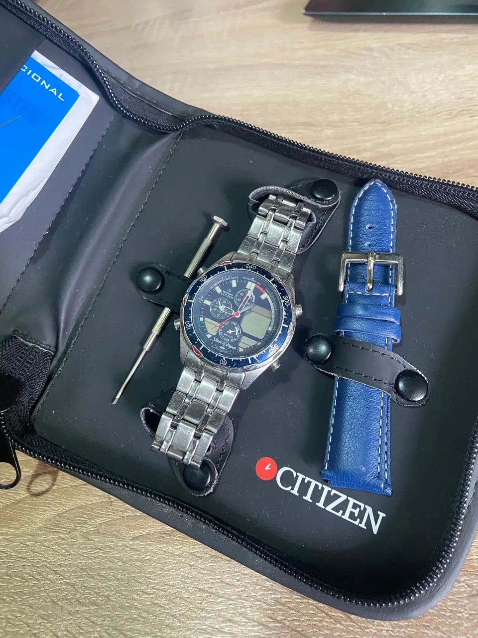 Relógio Citizen Navisail Stars & Stripes 42mm - Foto 6