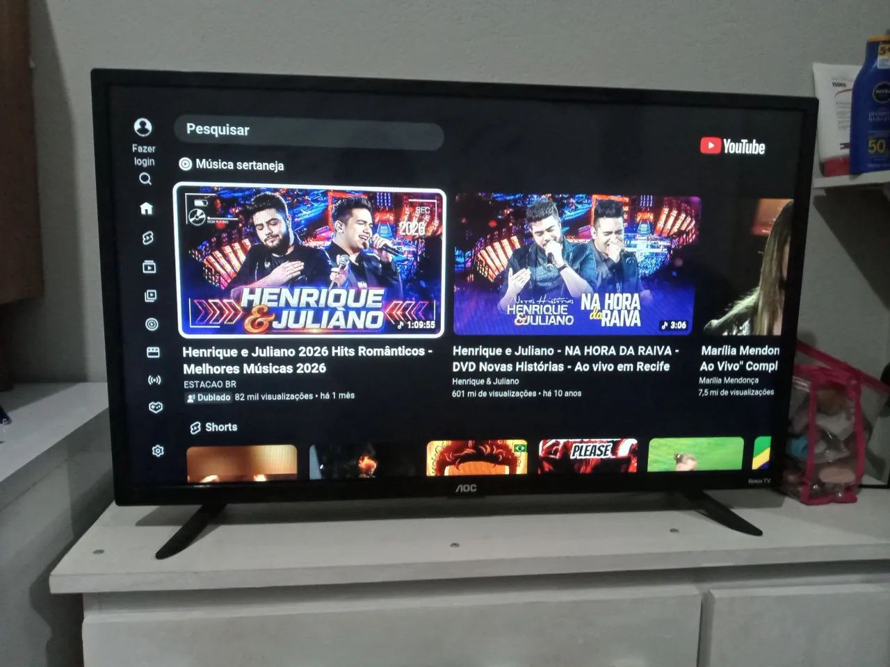 Televisão de 32 polegadas smart tv