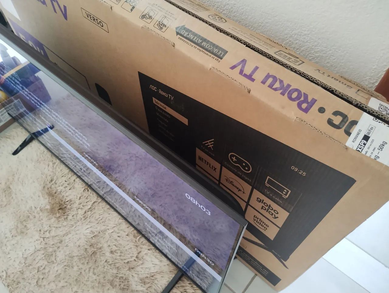 Smart TV AOC 50 polegadas 4K  - Foto 3