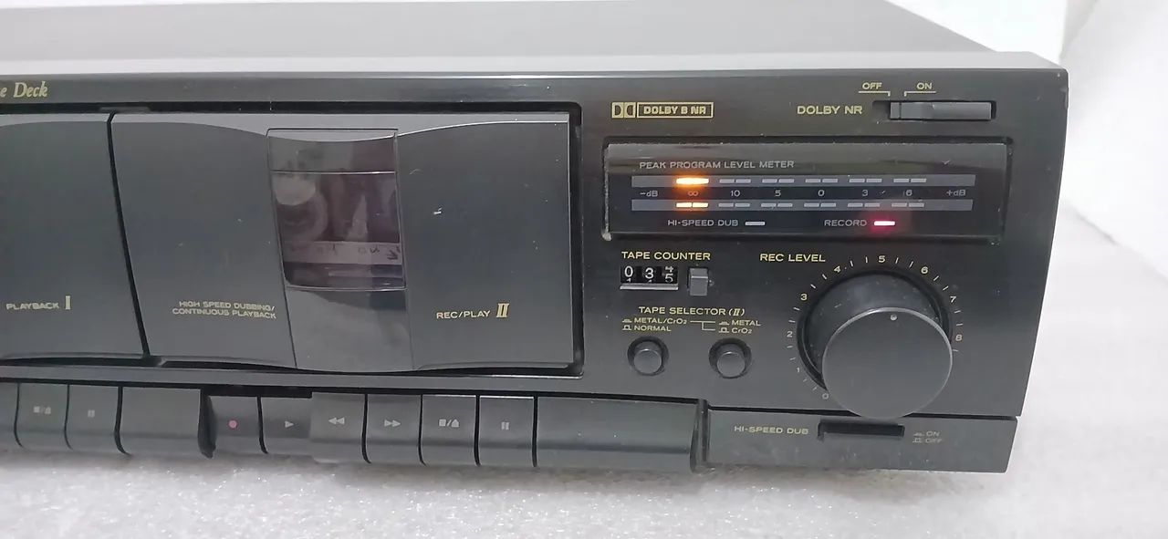 Tape Deck Teac Duplo W-416 Impecável  - Foto 4