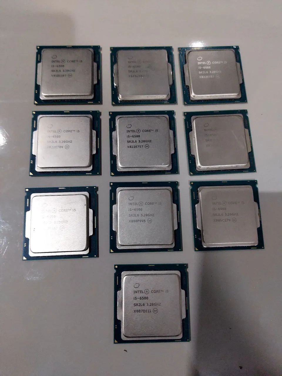 Lote 10 processadores i5 6500 (6° geração) 