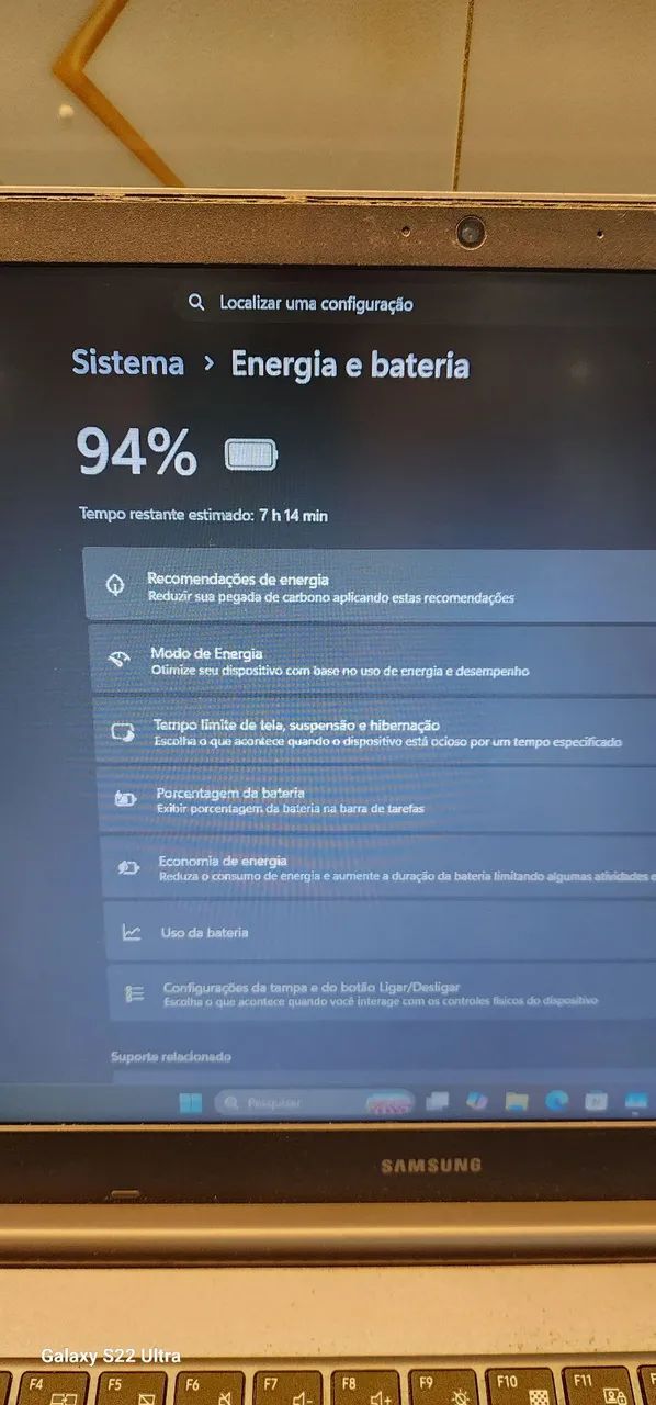 Notebook Samsung i3 11° 8gb ram DDR4 256gb ssd m2 - Foto 5
