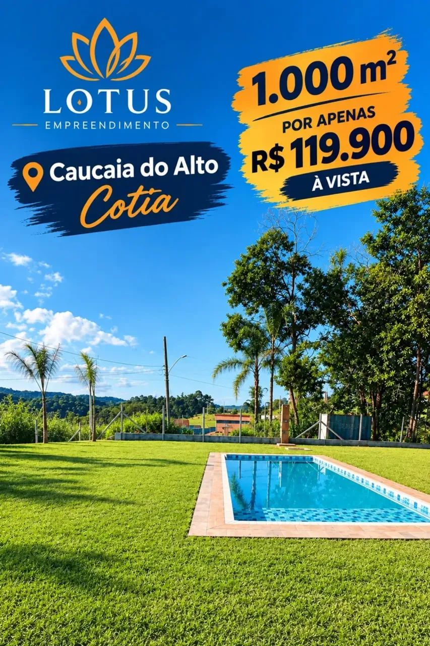 SEU TERRENO EM CAUCAIA DO ALTO-COTIA/SP! - Foto 3