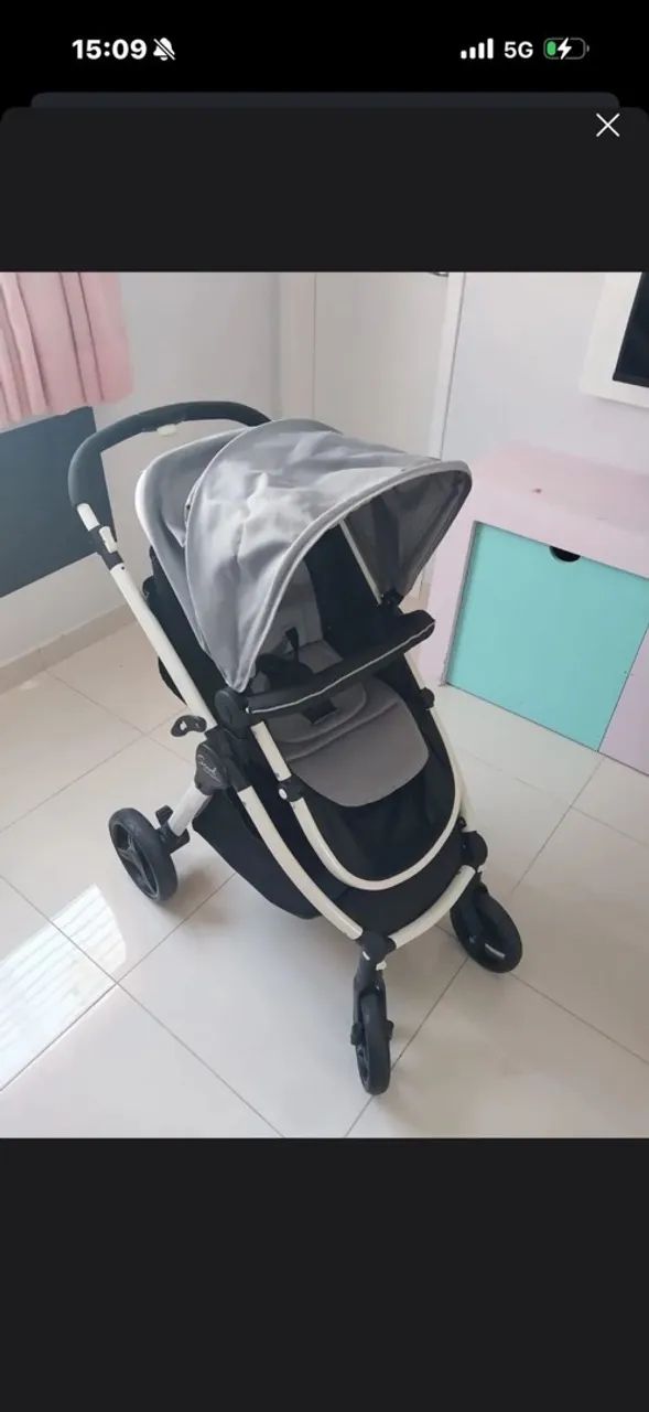 Carrinho de bebê com Moisés - Foto 3