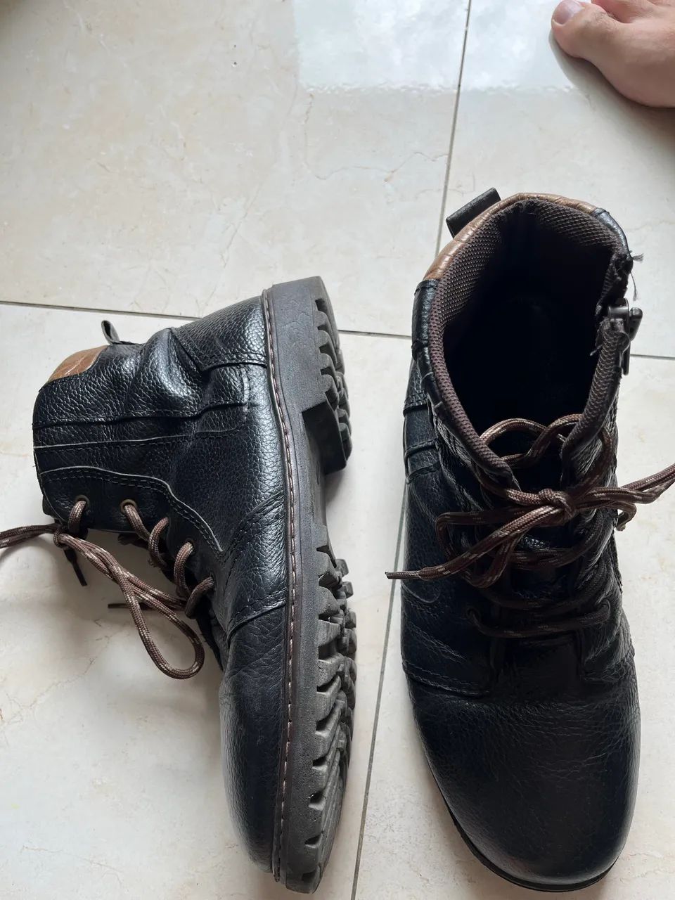 Bota coturno couro  - Foto 3