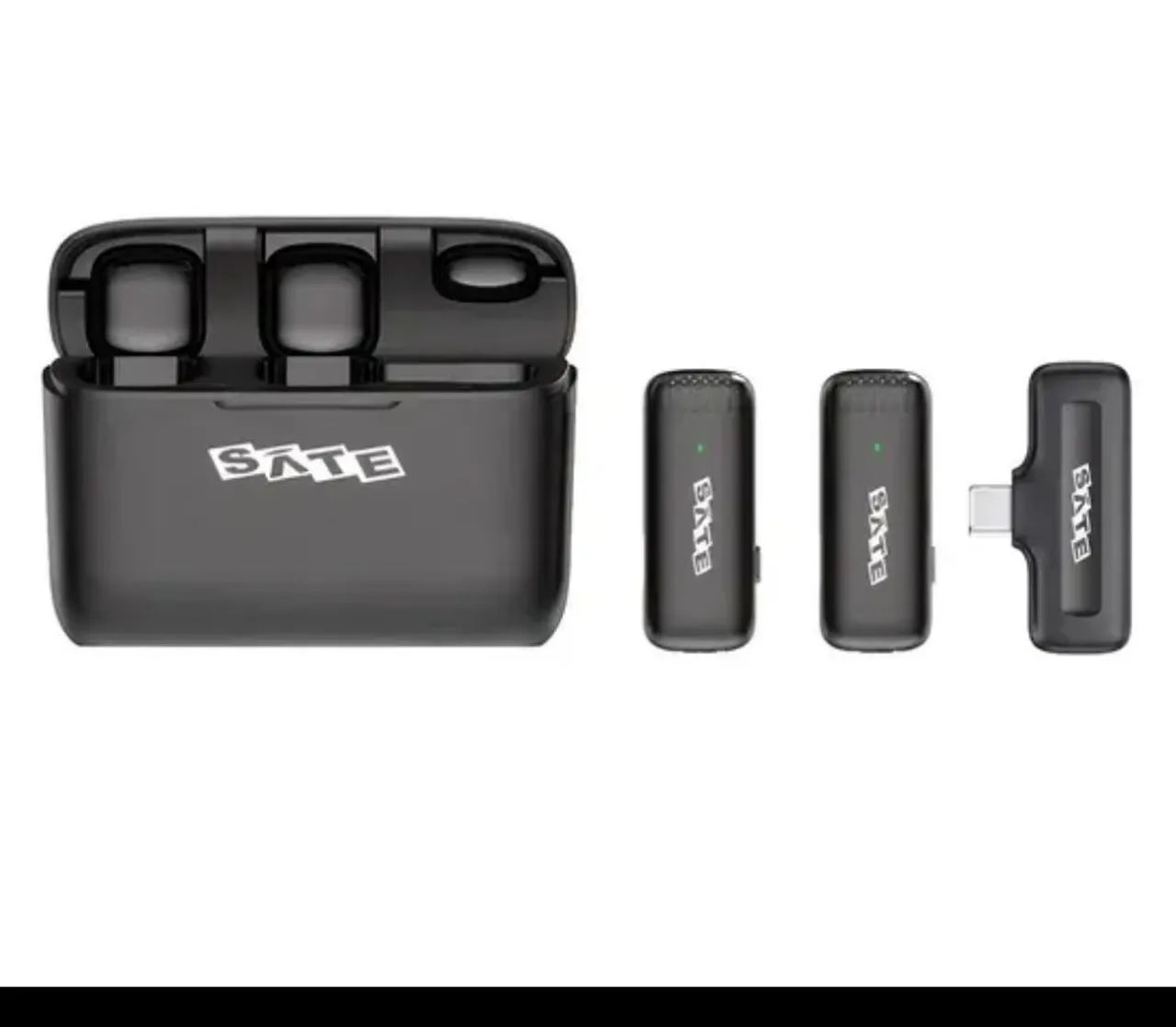 Microfone de lapela satélite novos 