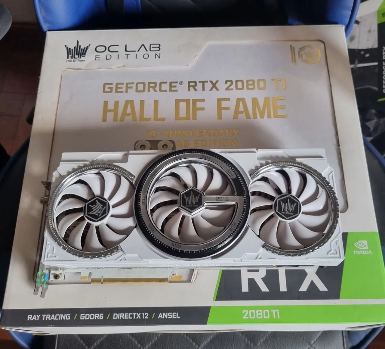 RTX 2080 Ti Galax Hall of Fame (HOF) 10th Anniversary - Relíquia!