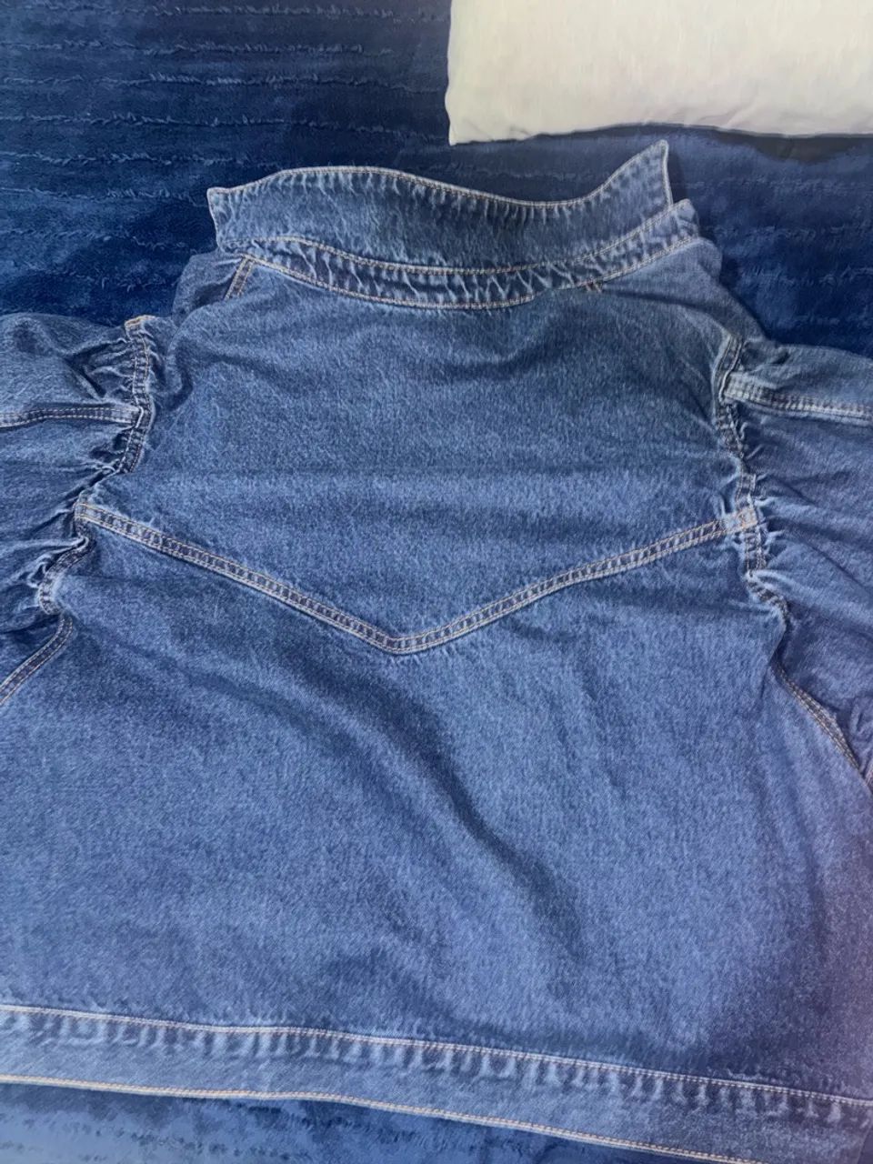 Jaqueta Jeans Bordada - Farm  - Foto 4