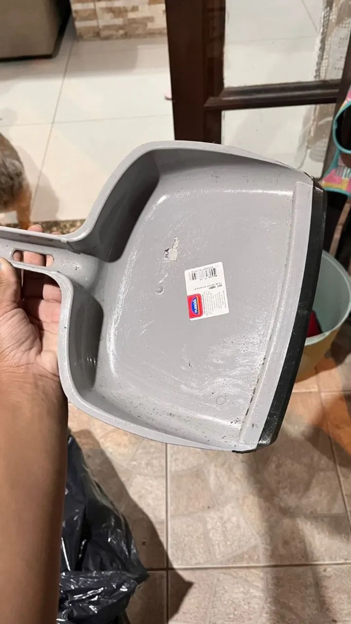 Lixeira Inox com Cesto 5 Litros + Pá de brinde - Foto 5
