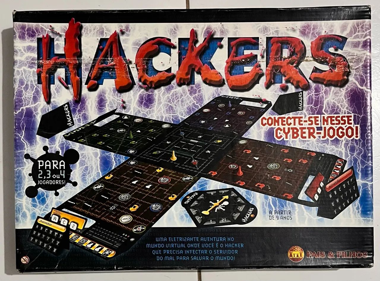 Jogo de tabuleiro HACKERS 