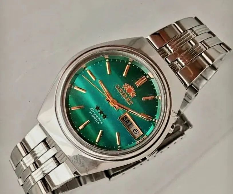 RELÓGIO ORIENT CRYSTAL AUTOMÁTICO JAPAN IMPECÁVEL  - Foto 2