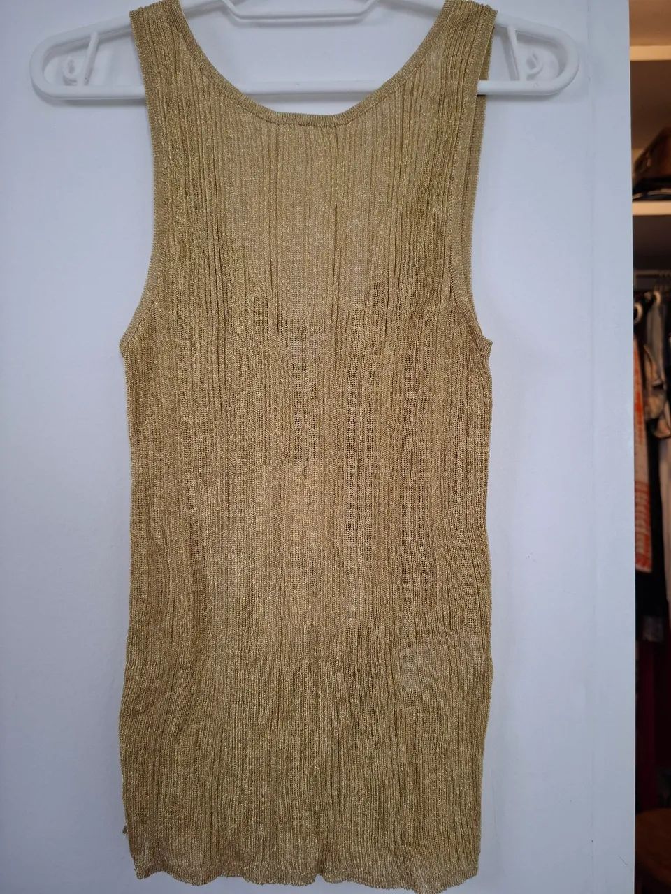 Camiseta de fio dourado - Foto 2