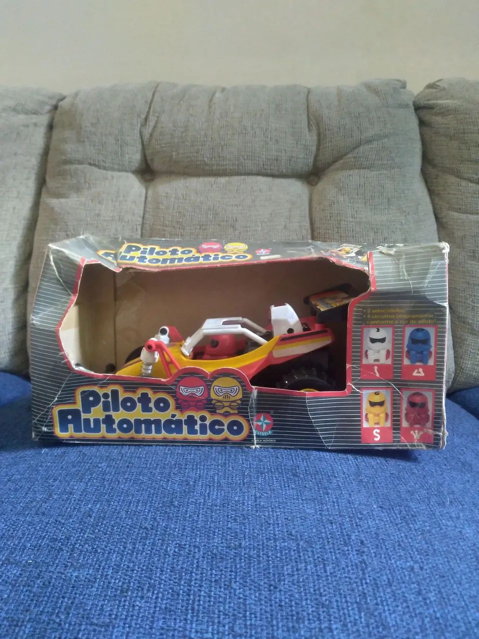 Brinquedo Antigo Piloto Automatico Estrela Zero 