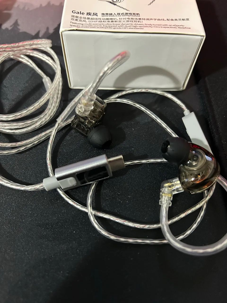 Fone de ouvido KZ GALE com DSP USB-C - Foto 2