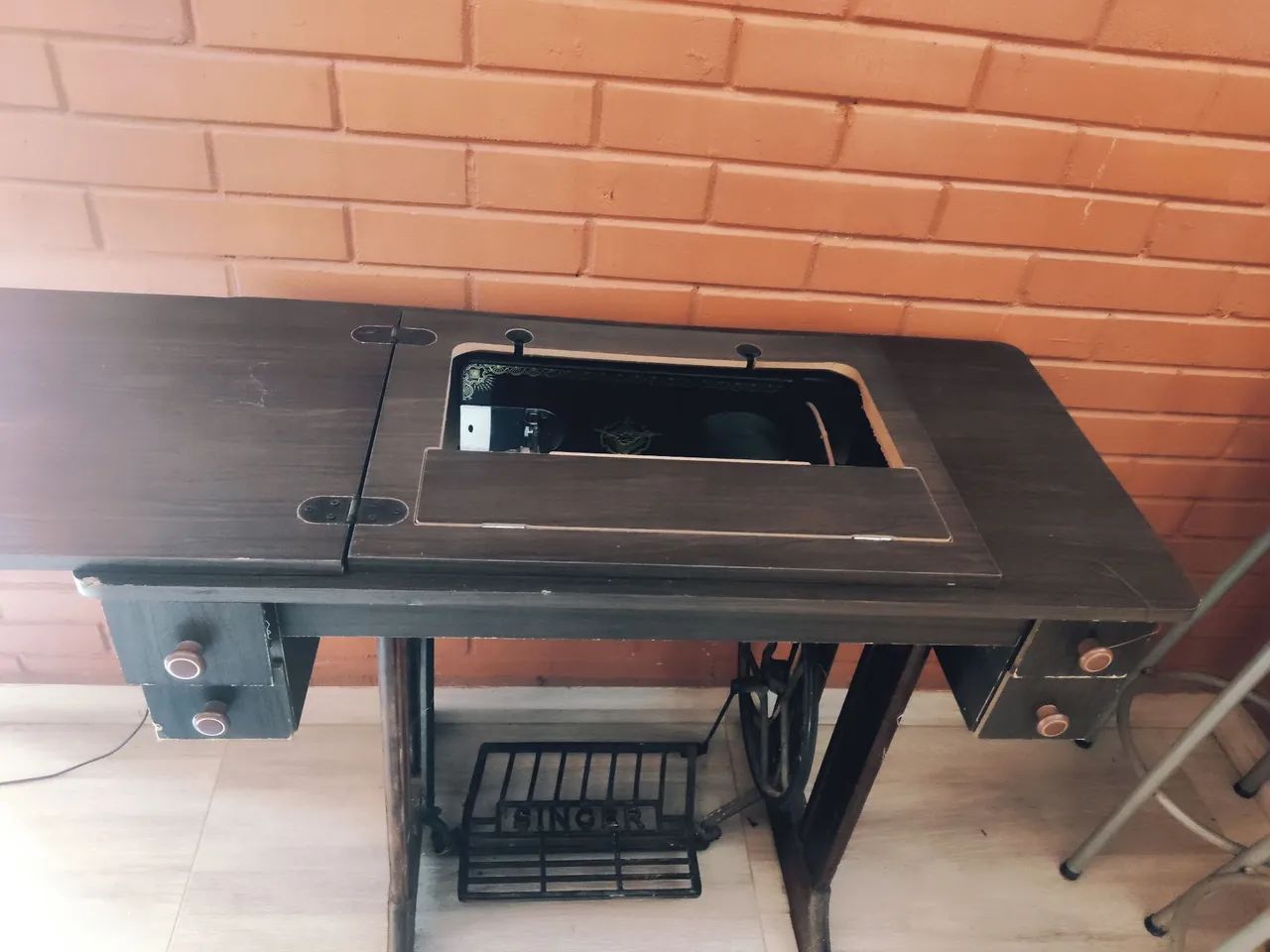 Máquina de costura antiga