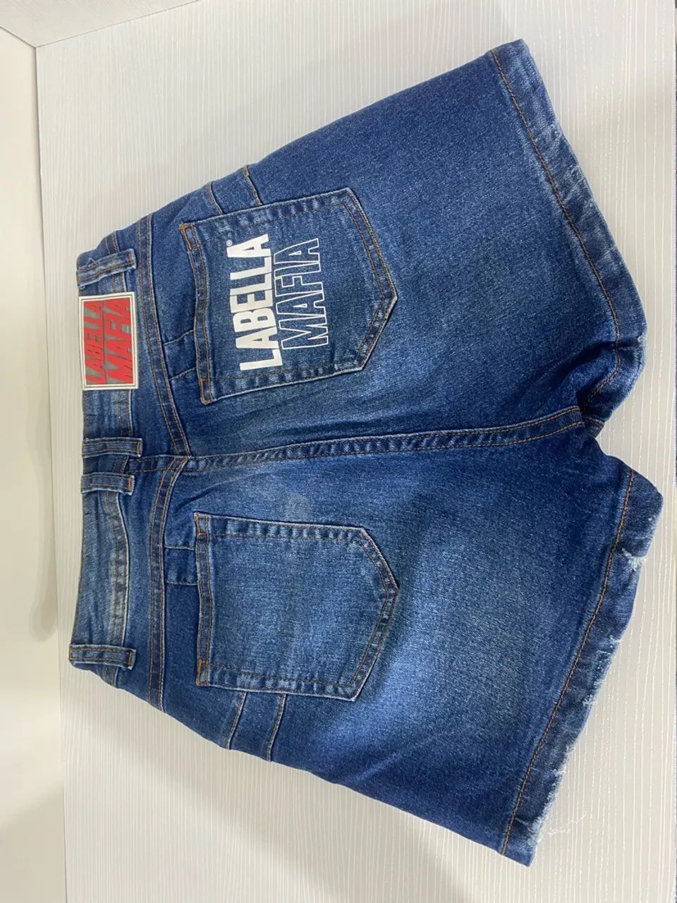 Short jeans LABELLAMAFIA - Foto 2