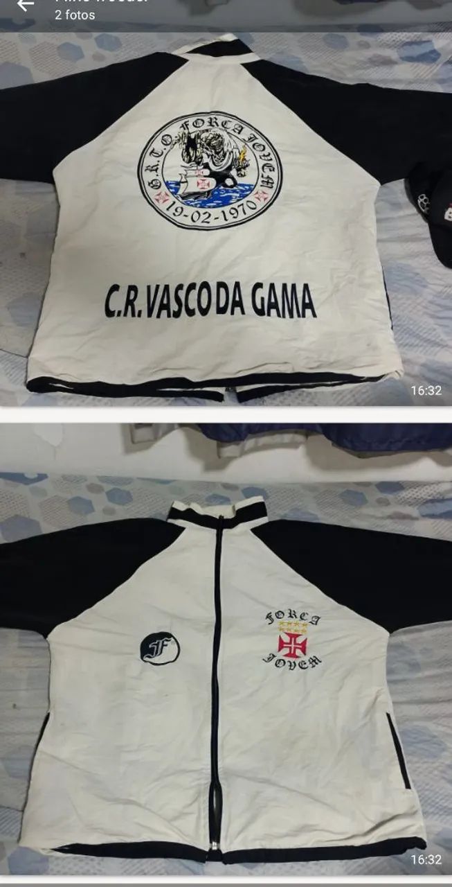 Casaco força jovem do Vasco 