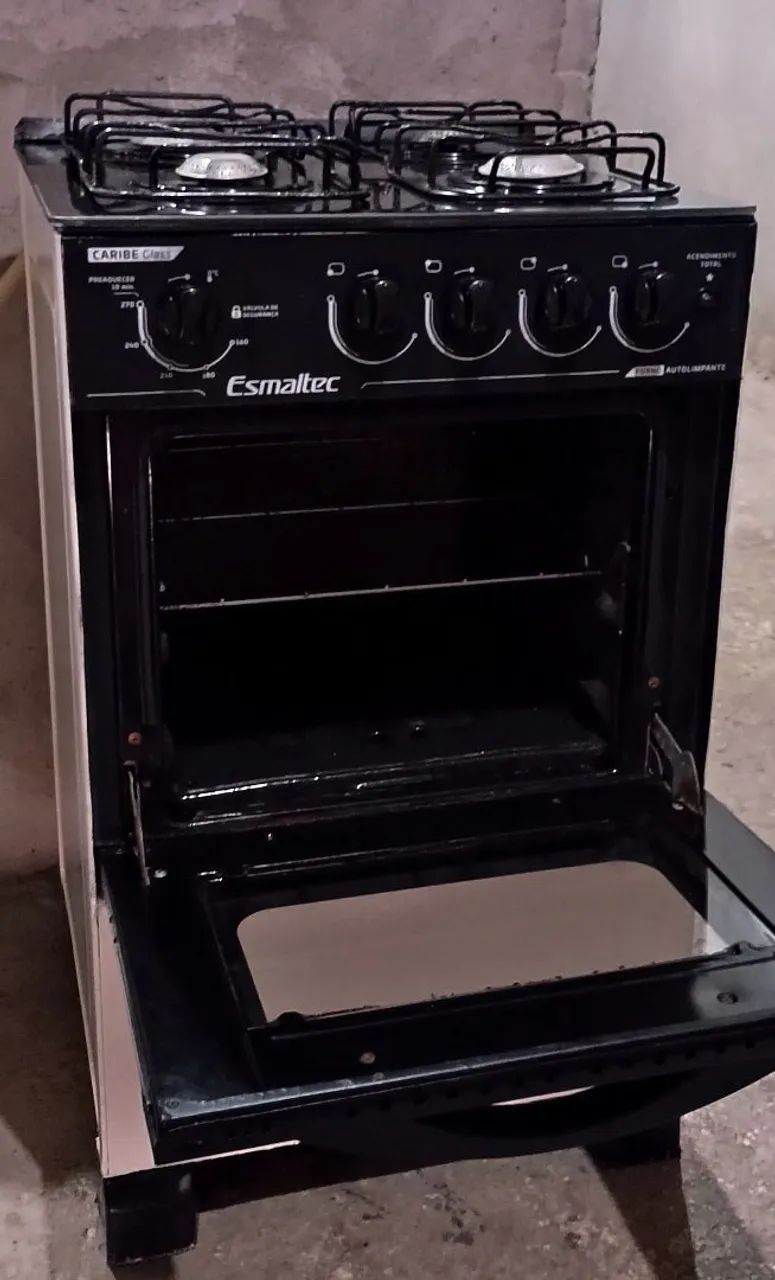 Fogão esmaltec mesa de vidro  - Foto 3