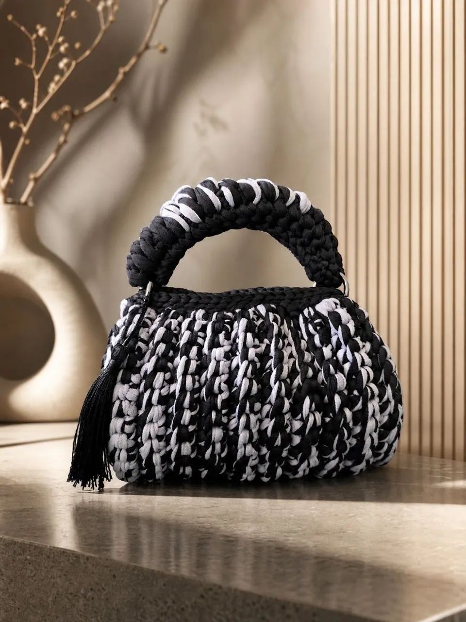 Bolsa em crochê 