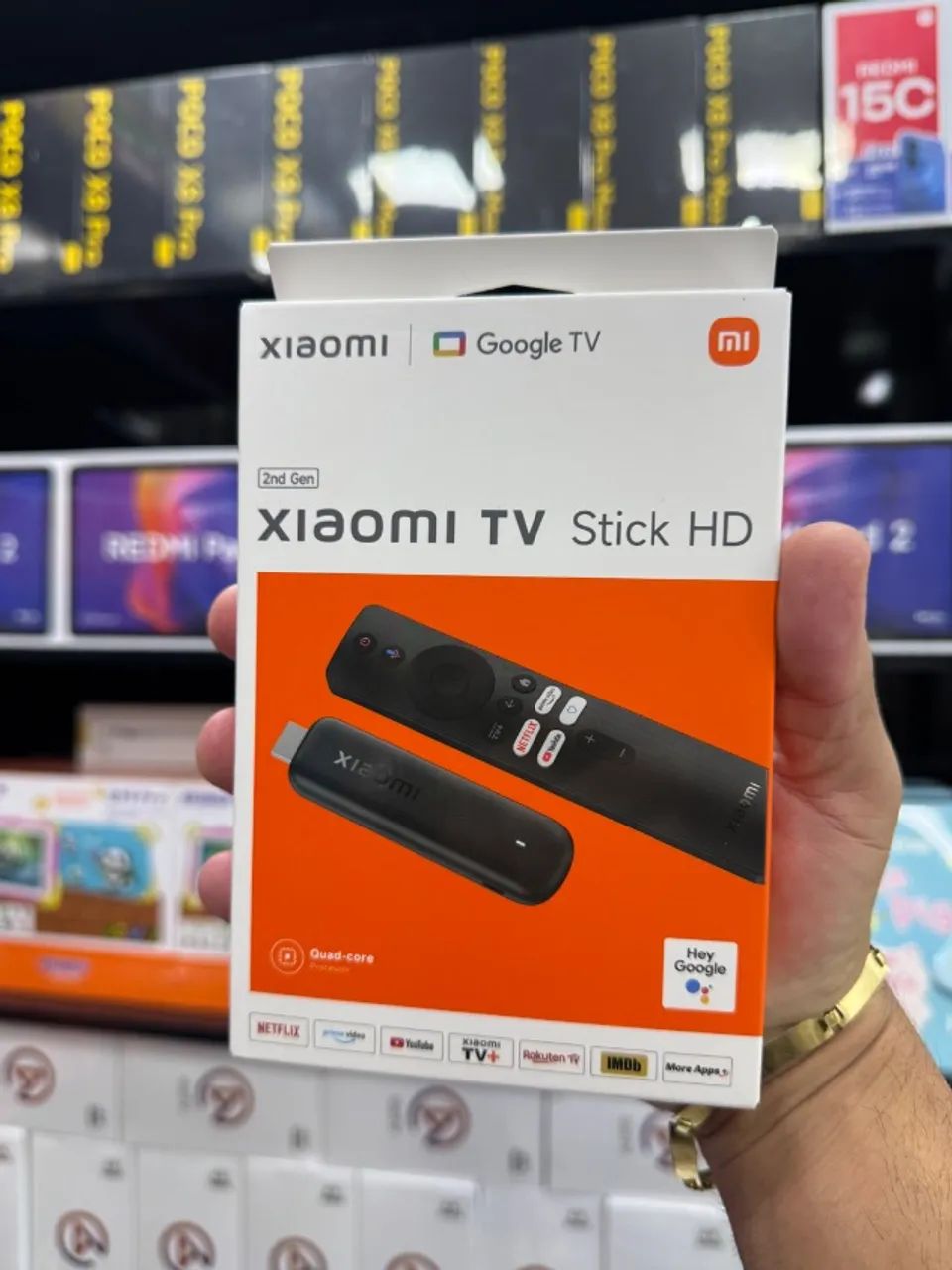 Mi tv stick full hd Android iptv original versão global 