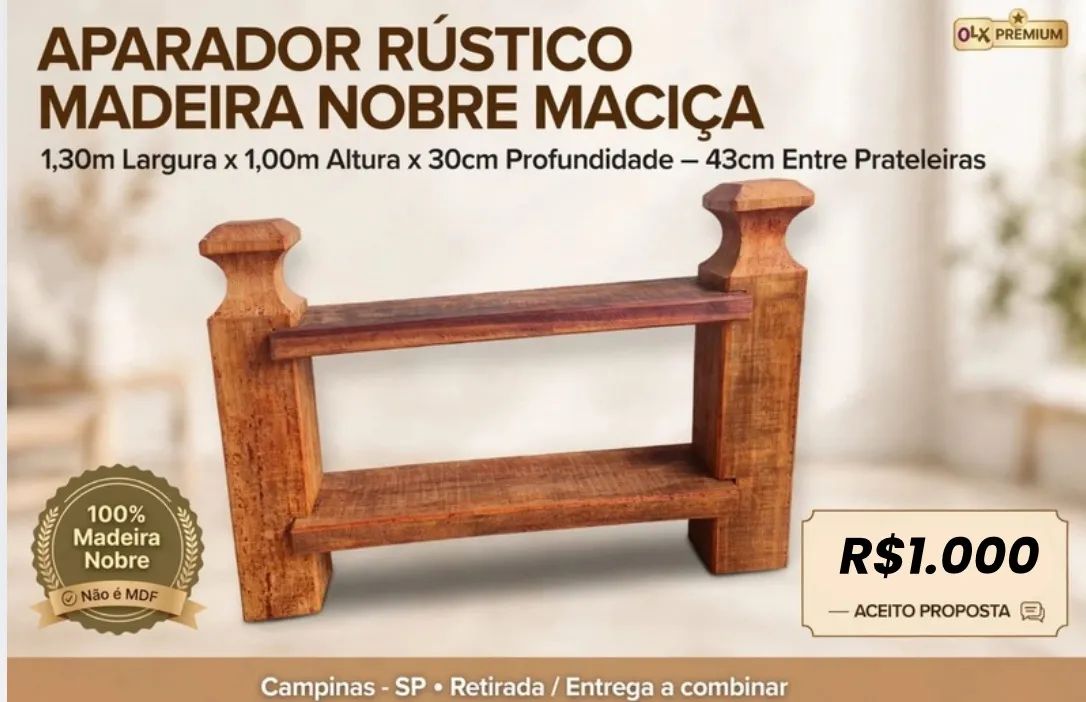 Aparador rústico 