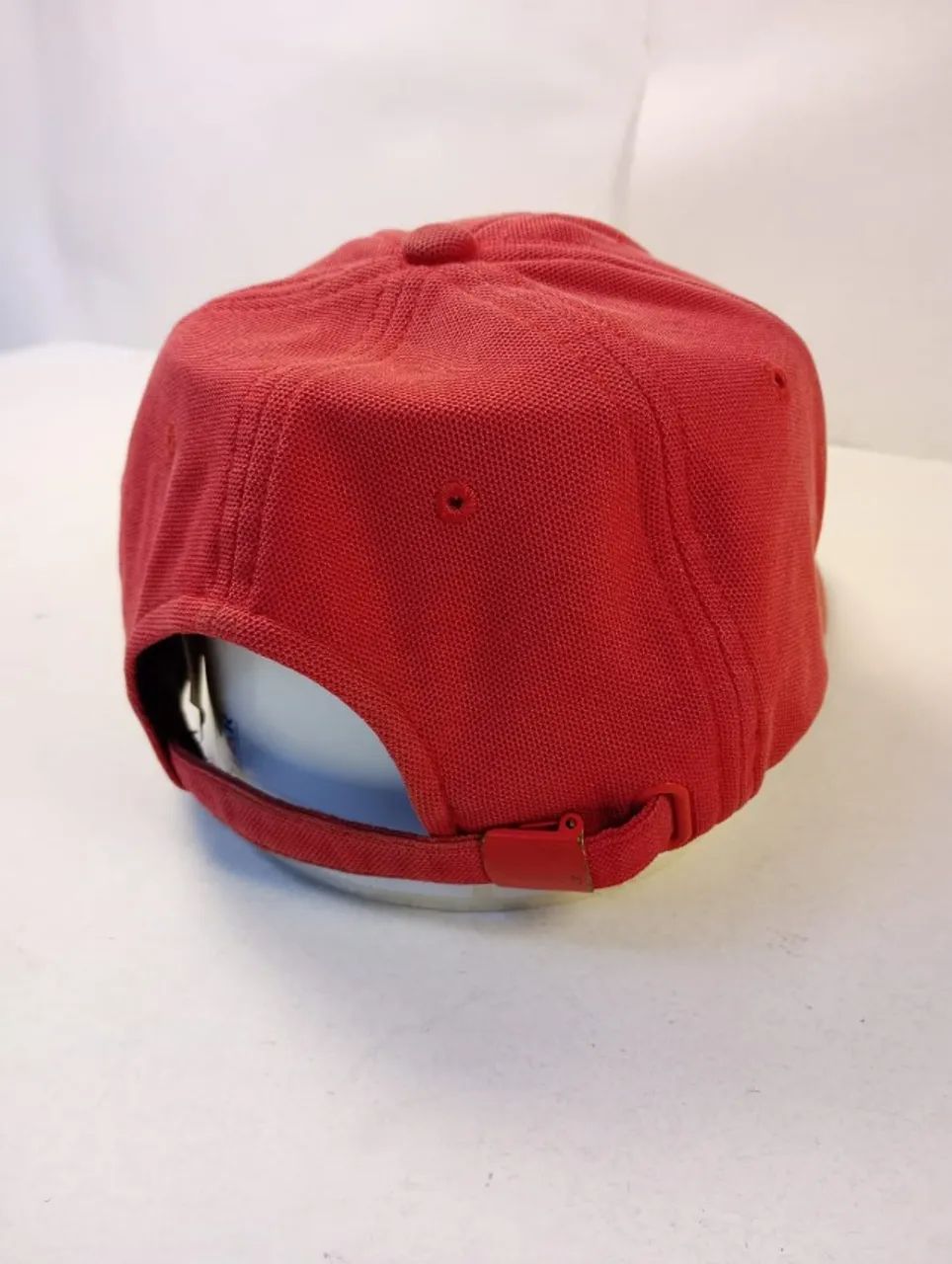 Boné Tommy Hilfiger Vermelho Original Aba Curva  - Foto 5
