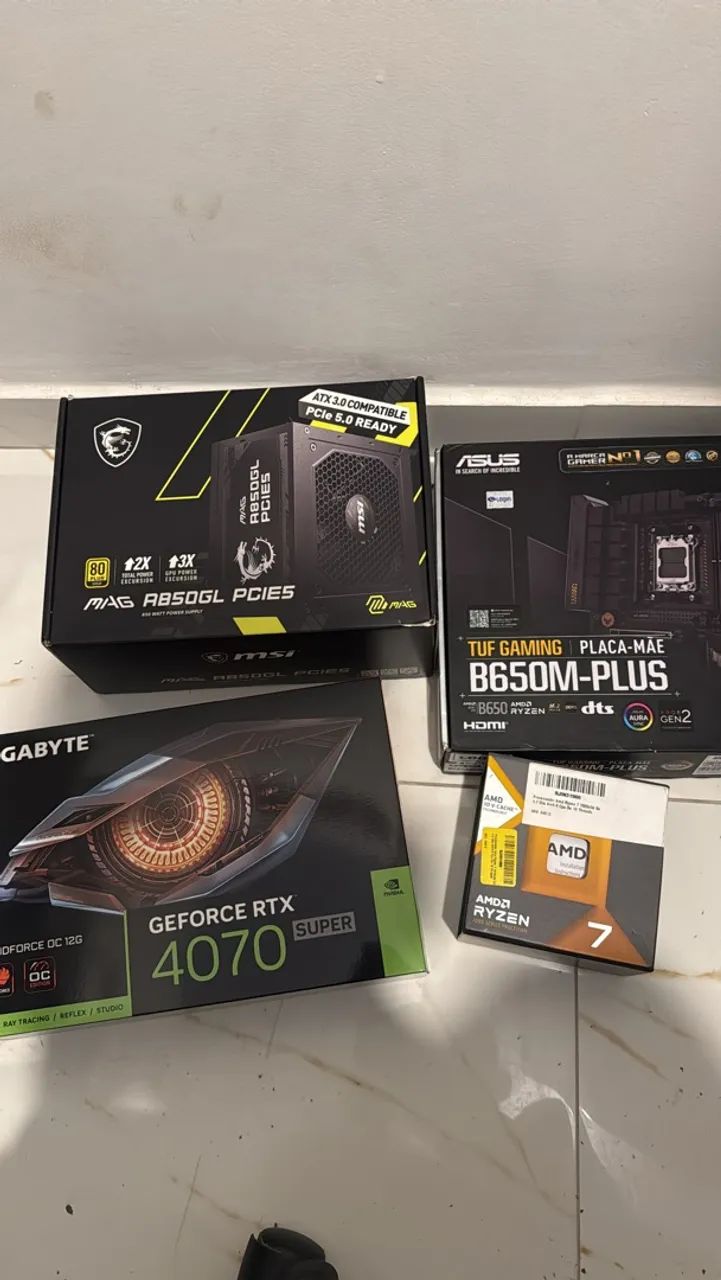 COMPUTADOR HIGH END - 7800X3D - 4070 SUPER - Foto 4