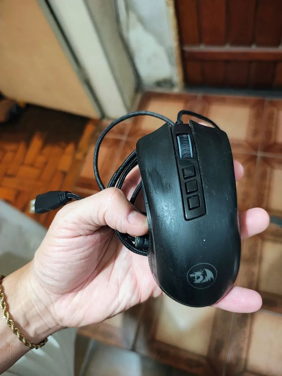KIT RED DRAGON - TECLADO DYLUS 2 E MOUSE COBRA M711 - Foto 4