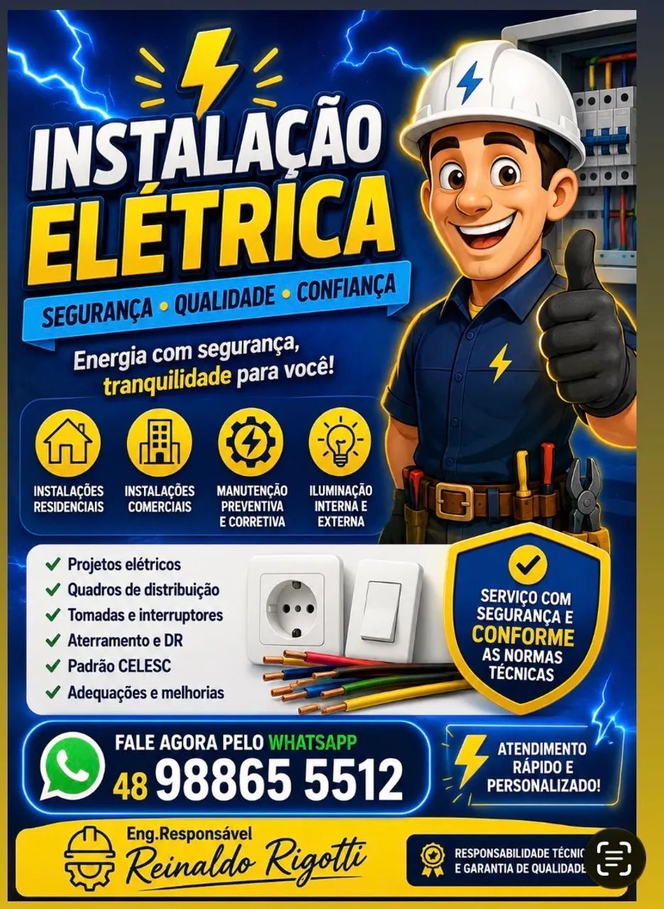 Manutenção elétrica.